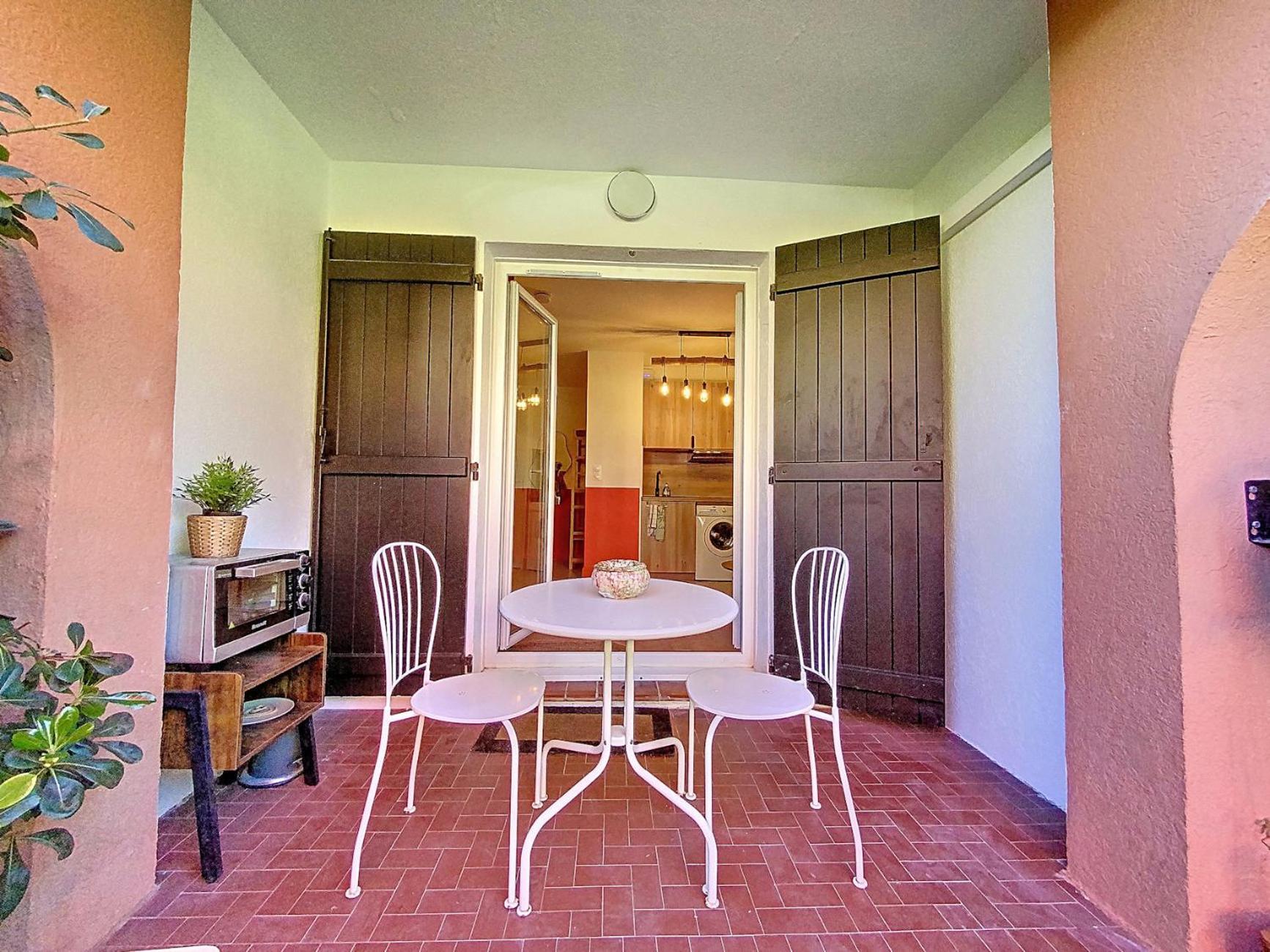 Cosy, Wi-Fi, Jardin & Parking, Jasmins Studio En Cote-D'Azur วาลูริส ภายนอก รูปภาพ